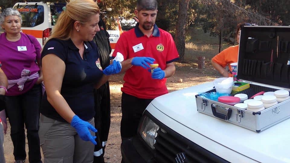 Jornadas de rastreo en grandes áreas